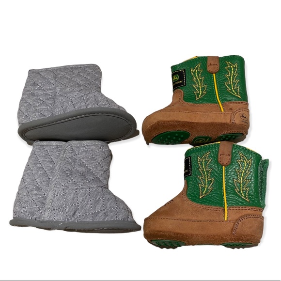 John Deere Other - Infant John Deere Boots & carters boots set size 1